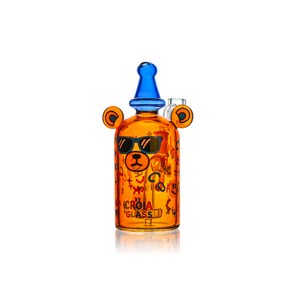 Cool Teddy Bear D@b R°g with Showerhead Perc | Croia Glass