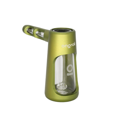 ONGROK Portable Glass Aluminum Bubbler Pipe