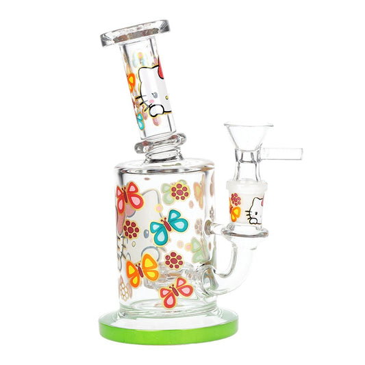 Salutations Hello Kitty Glass Water Pipe | 6.25" | 14mm F