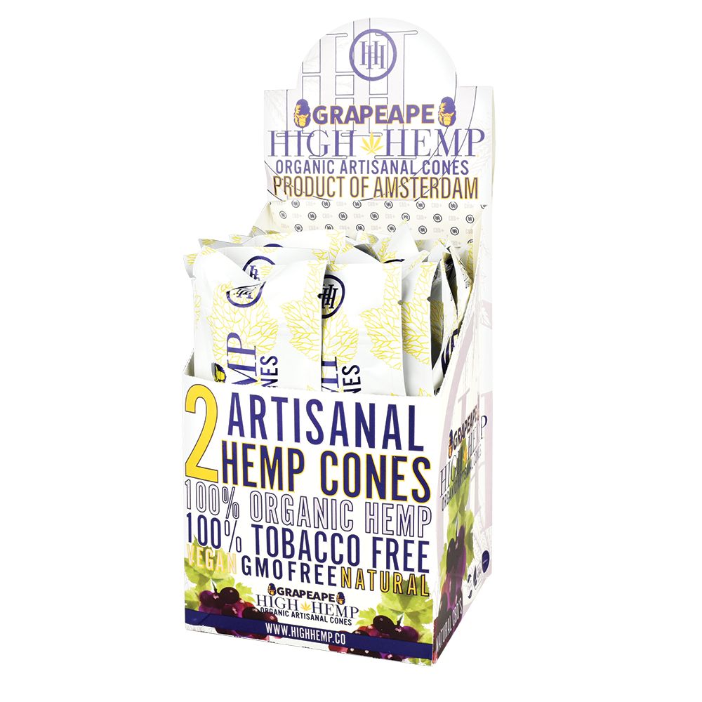 High Hemp Organic Artisanal Cones | 2pc | 15pk Display