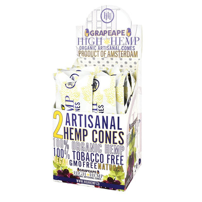 High Hemp Organic Artisanal Cones | 2pc | 15pk Display