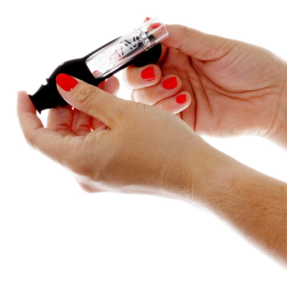 GRAV Silicone & Glass Octo-Taster Pipe - 4" / 16mm 15ct