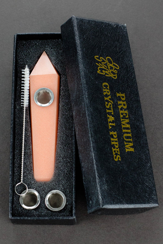 Acid Secs - Glow In The Dark Luminous Crystal Stone Smoking Pipe