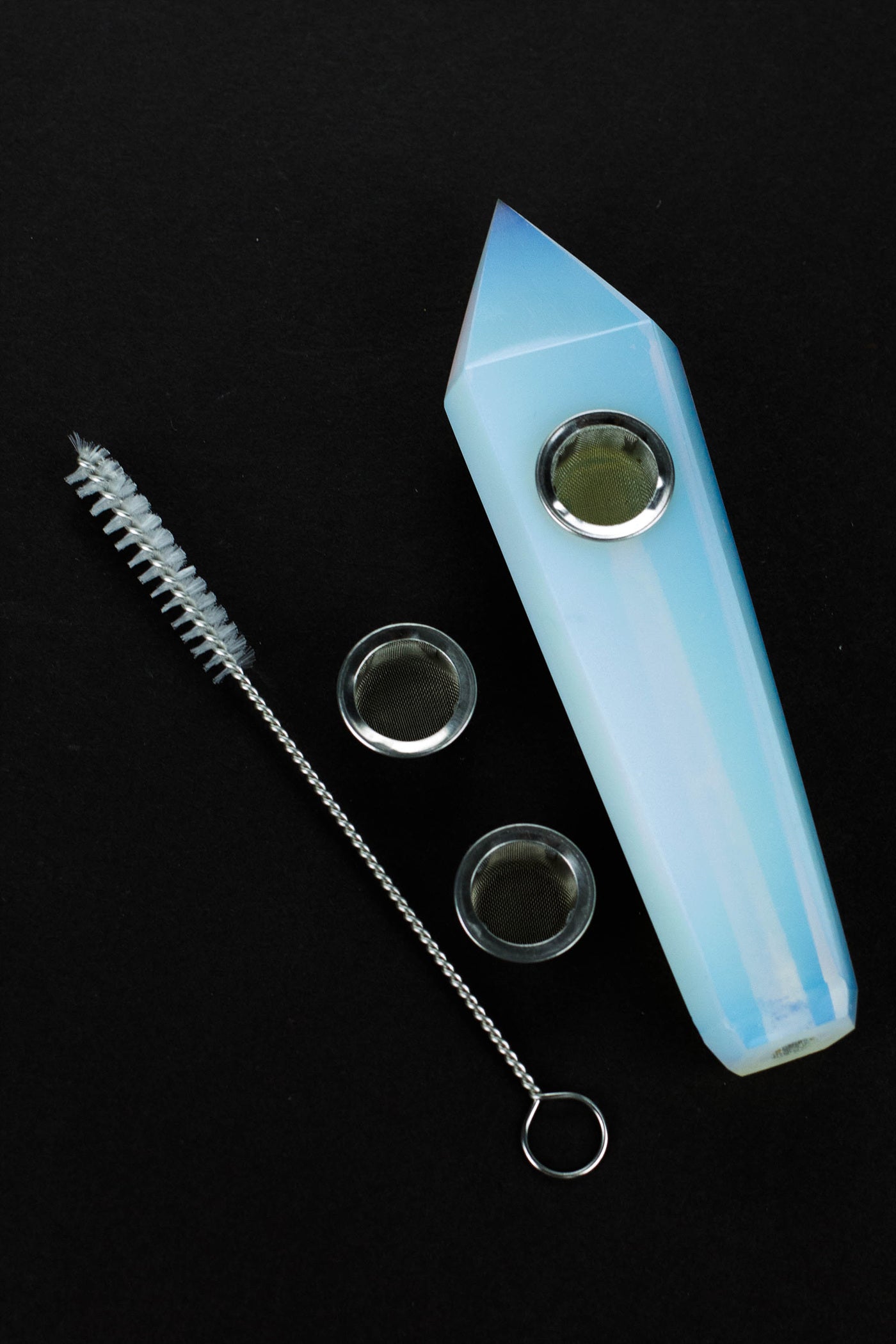 Acid Secs - Plain Natural Opal Smoking Pipe