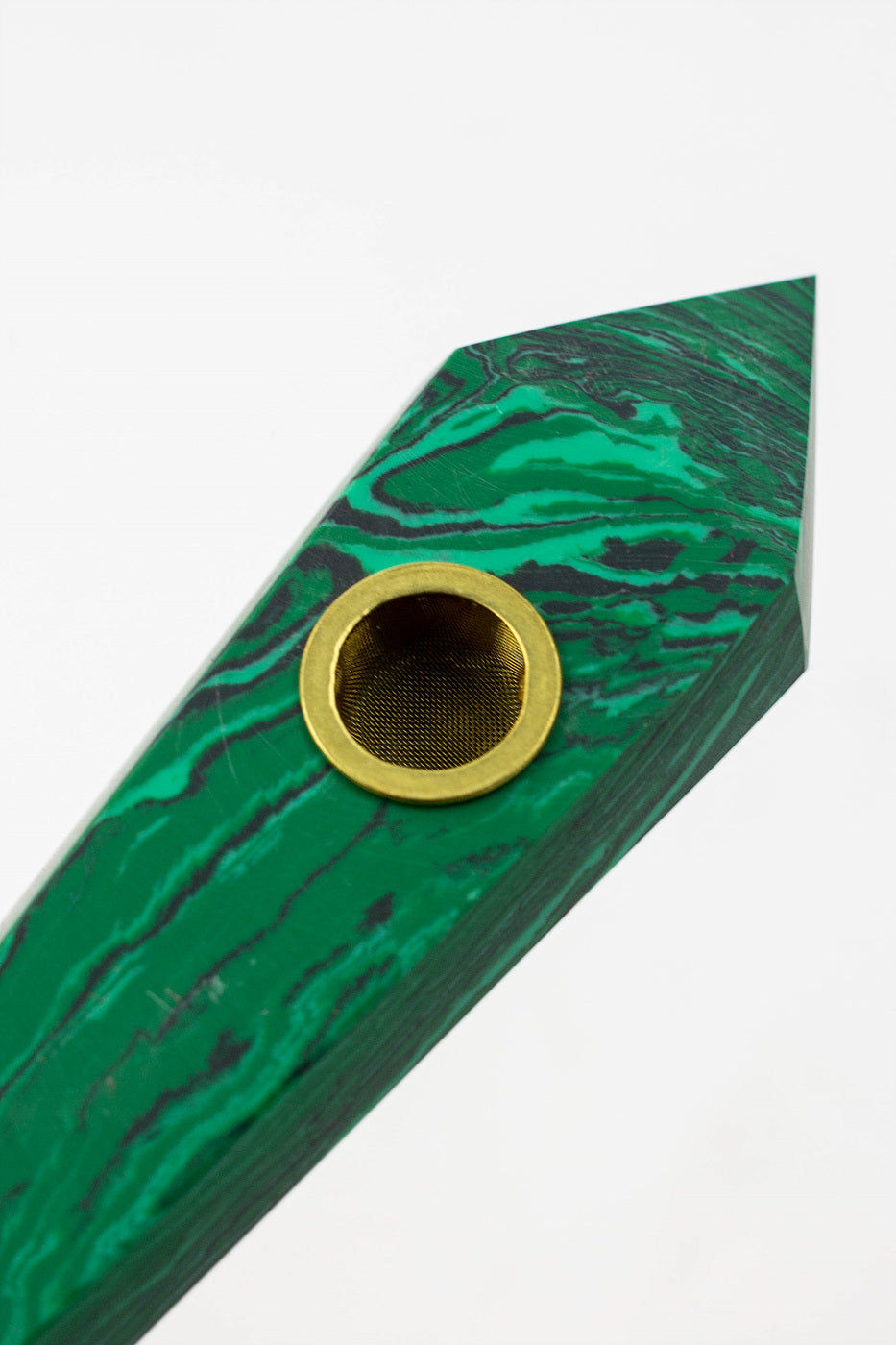 Acid Secs - Crystal Stone Smoking Pipe without choke hole