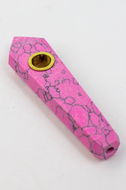Acid Secs - Crystal Stone Smoking Pipe without choke hole