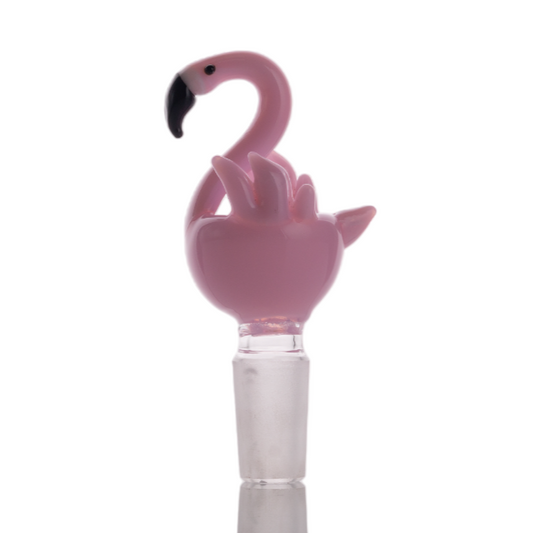 CaliConnected Flamingo Bowl Piece - 14mm Male