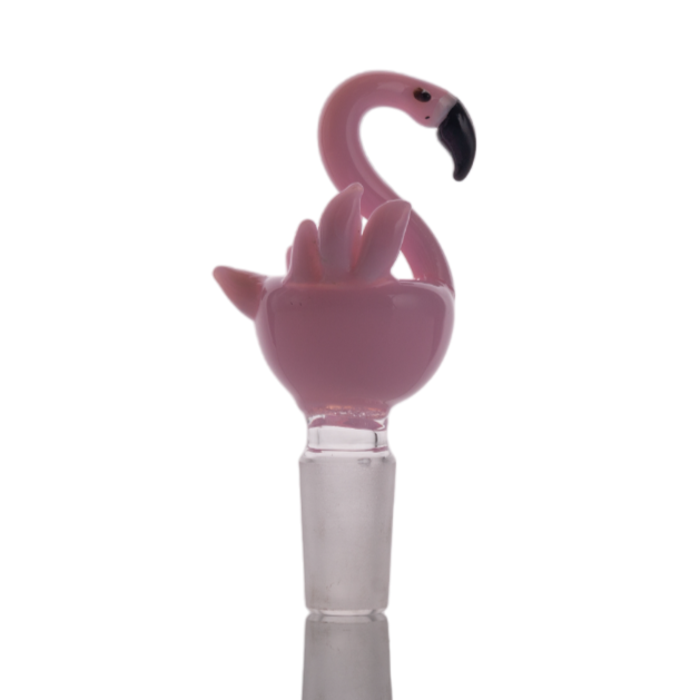 CaliConnected Flamingo Bowl Piece - 14mm Male