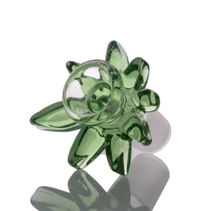 CaliConnected Hemp Leaf Bowl Piece - 14/18mm Male