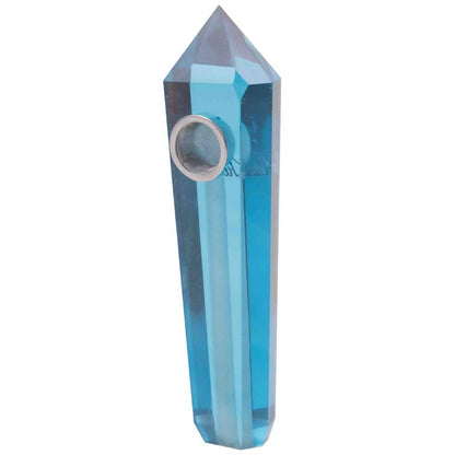 QUARTZ PIPE | BLUE CRYSTAL