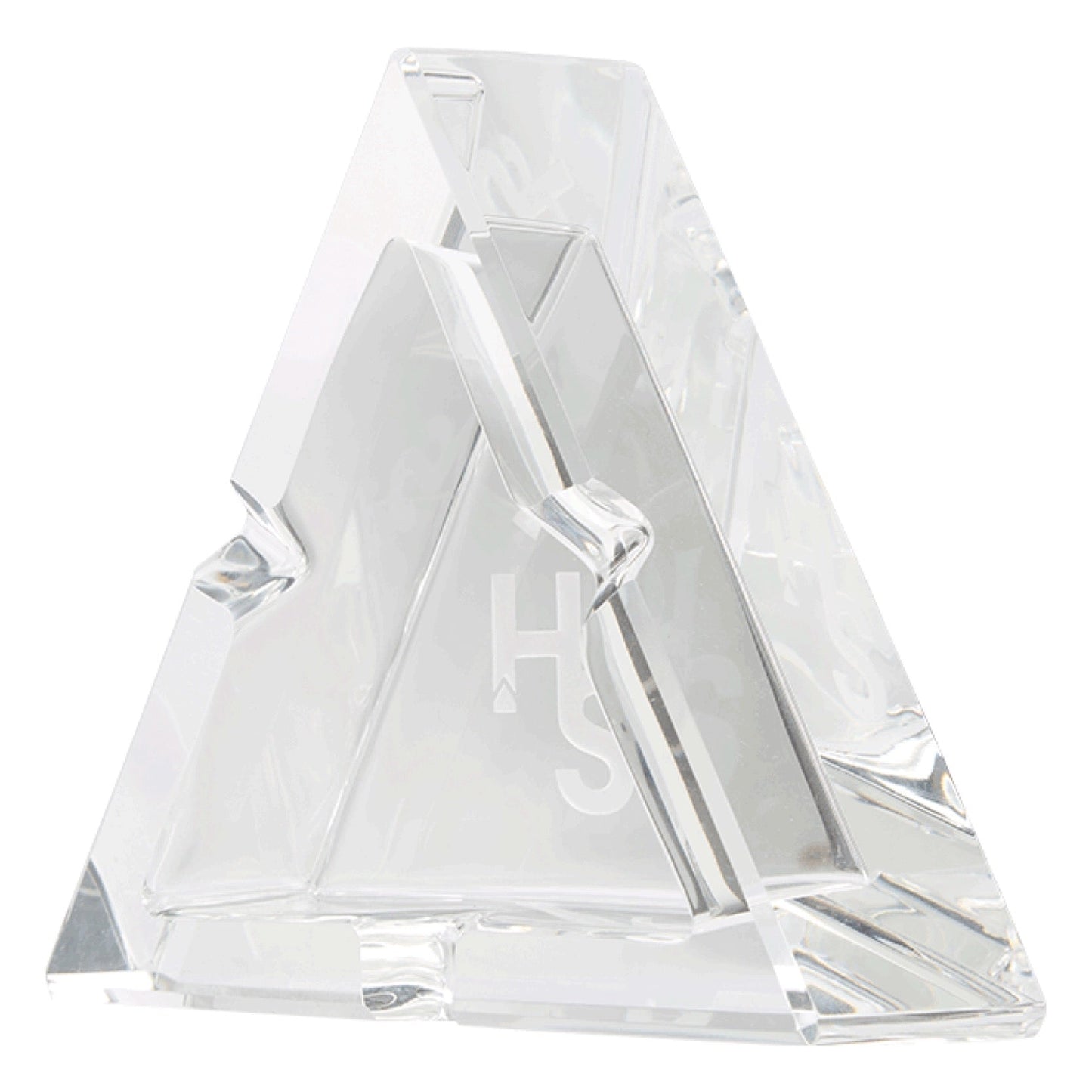 Higher Standards Crystal Glass Ashtray
