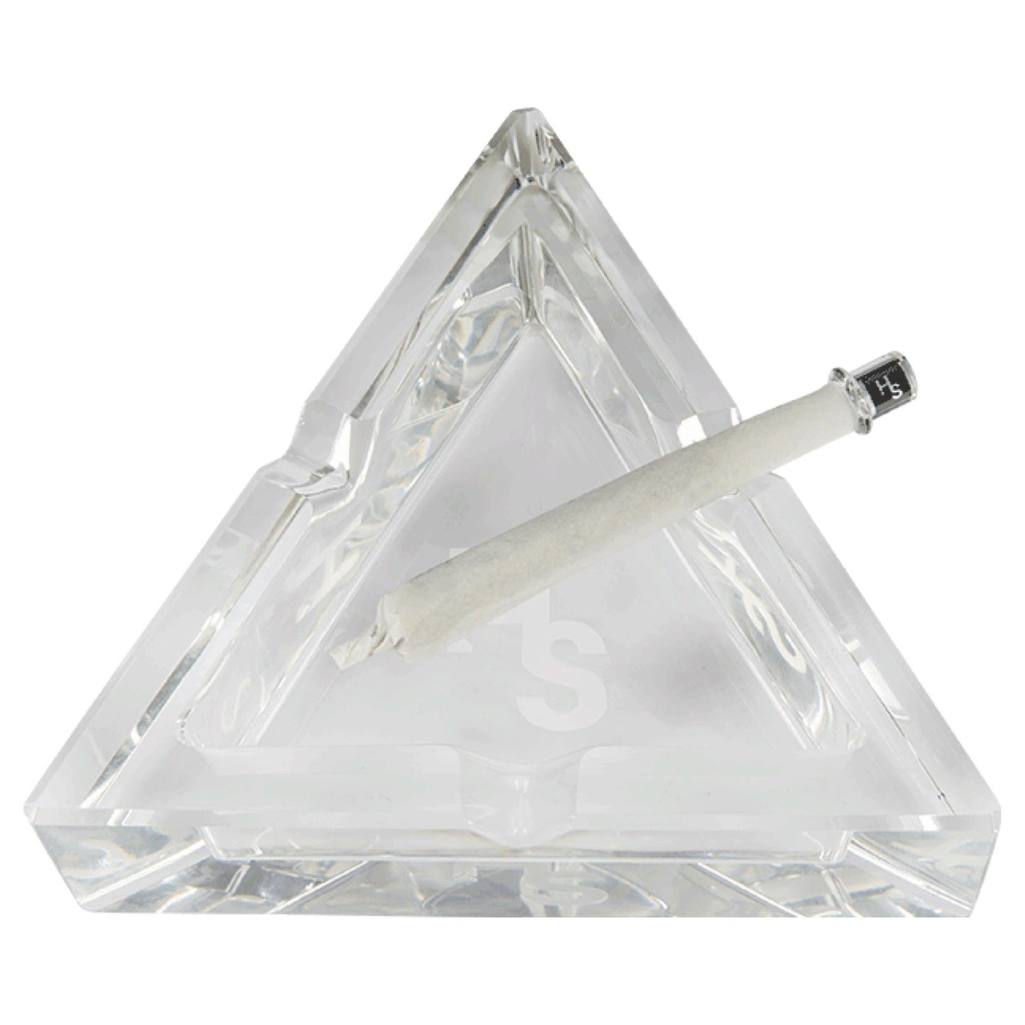 Higher Standards Crystal Glass Ashtray