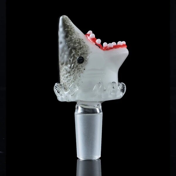 Empire Glassworks "Jawsome" Shark Bowl Piece 🦈 (14mm)