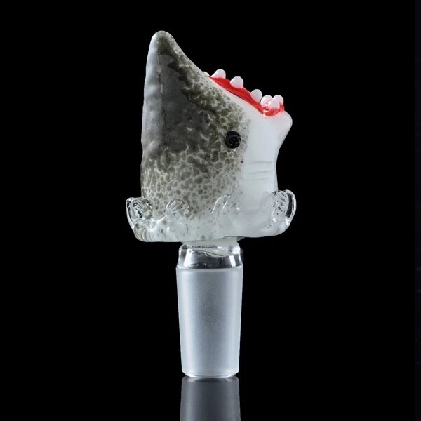Empire Glassworks "Jawsome" Shark Bowl Piece 🦈 (14mm)