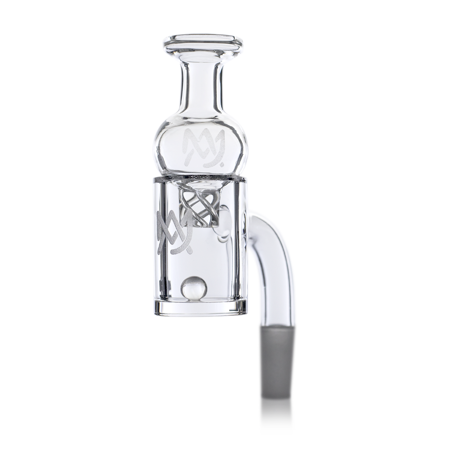 MJ Arsenal Premium Full Weld Clear Quartz Banger (10mm, 90°)
