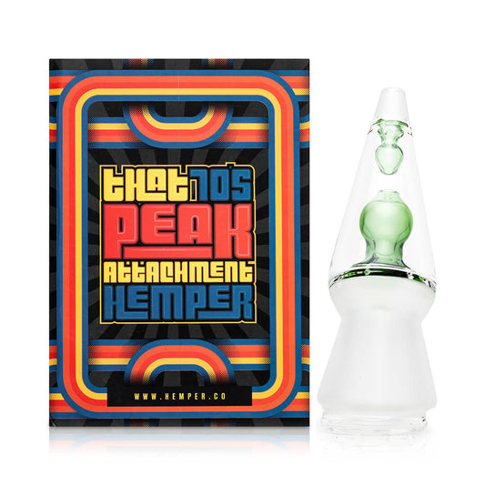 Hemper That 70’s Puffco Peak Glass Lava Lamp Top