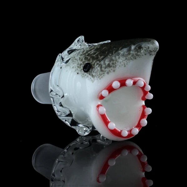 Empire Glassworks "Jawsome" Shark Bowl Piece 🦈 (14mm)