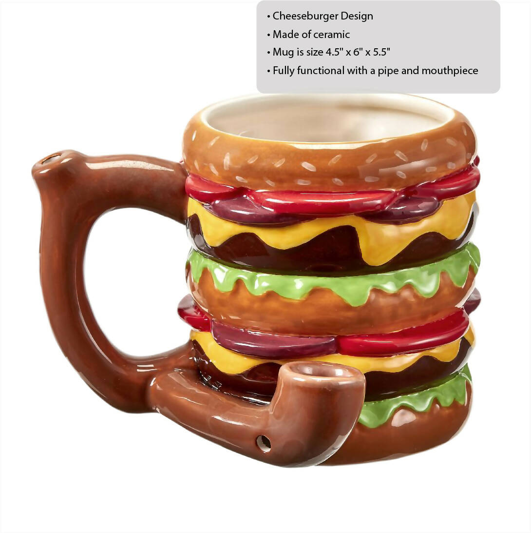 Roast & Toast Mug Pipe - Cheeseburger