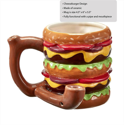 Roast & Toast Mug Pipe - Cheeseburger