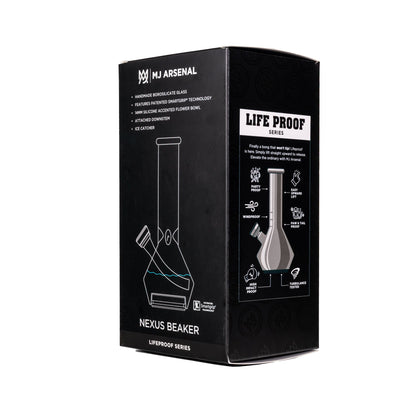 MJ Arsenal 10” Spill-Proof Nexus Bong w. Suction Cup Base