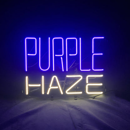 Purple Haze Beer Neon Sign Light