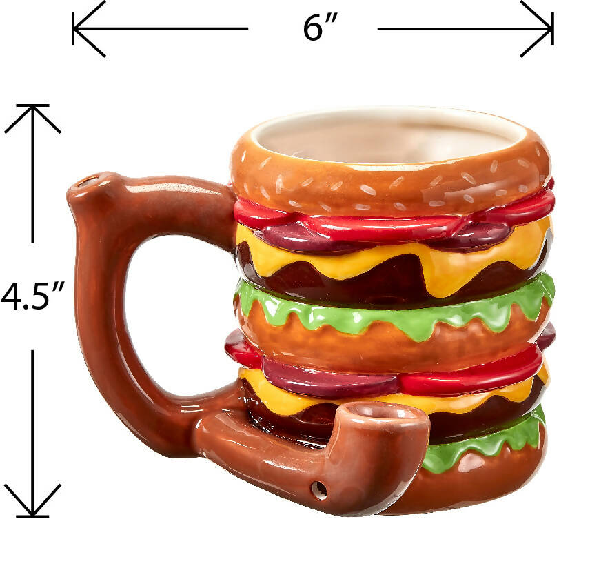 Roast & Toast Mug Pipe - Cheeseburger