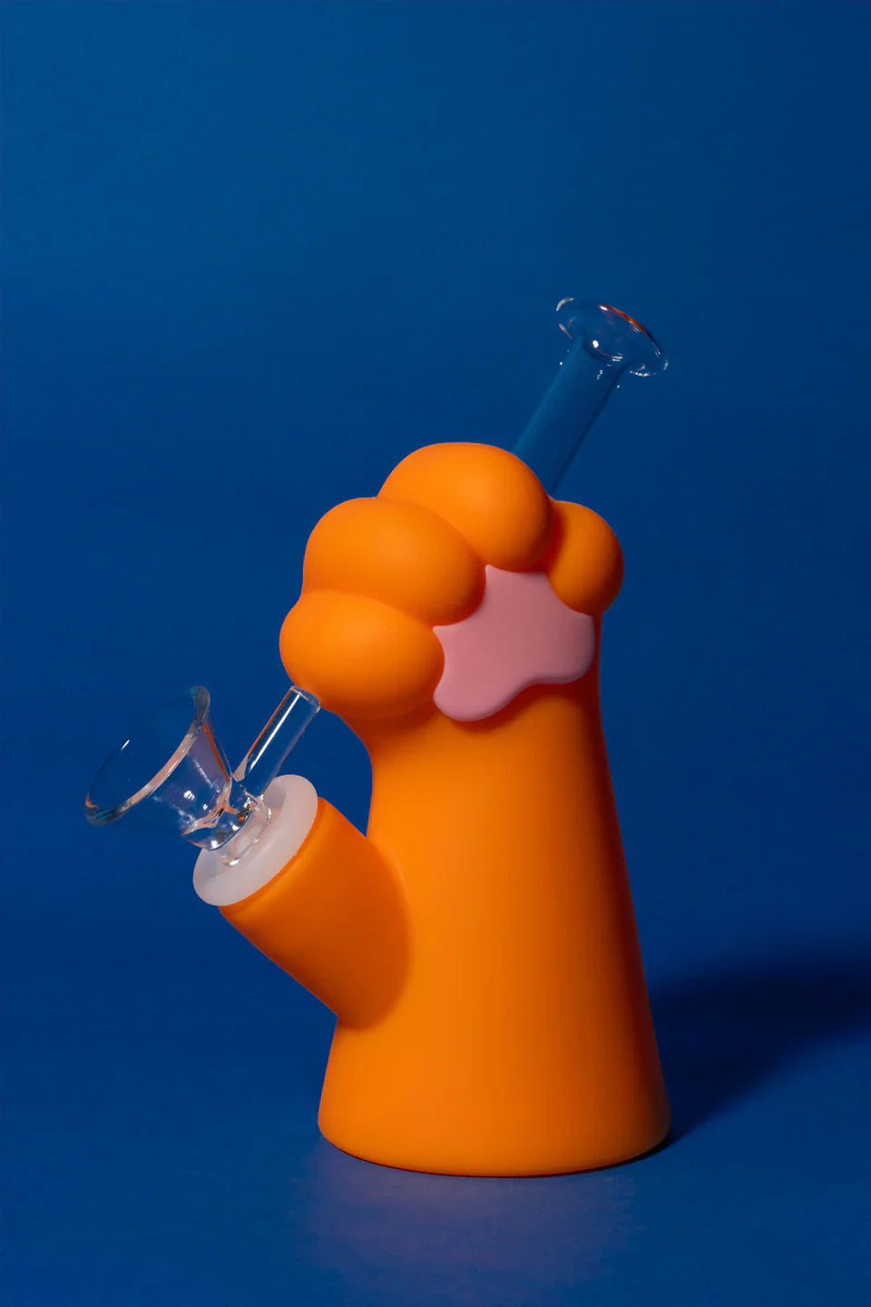 LIT® Silicone | 6" Cat Paw Water Pipe [TS220OR]