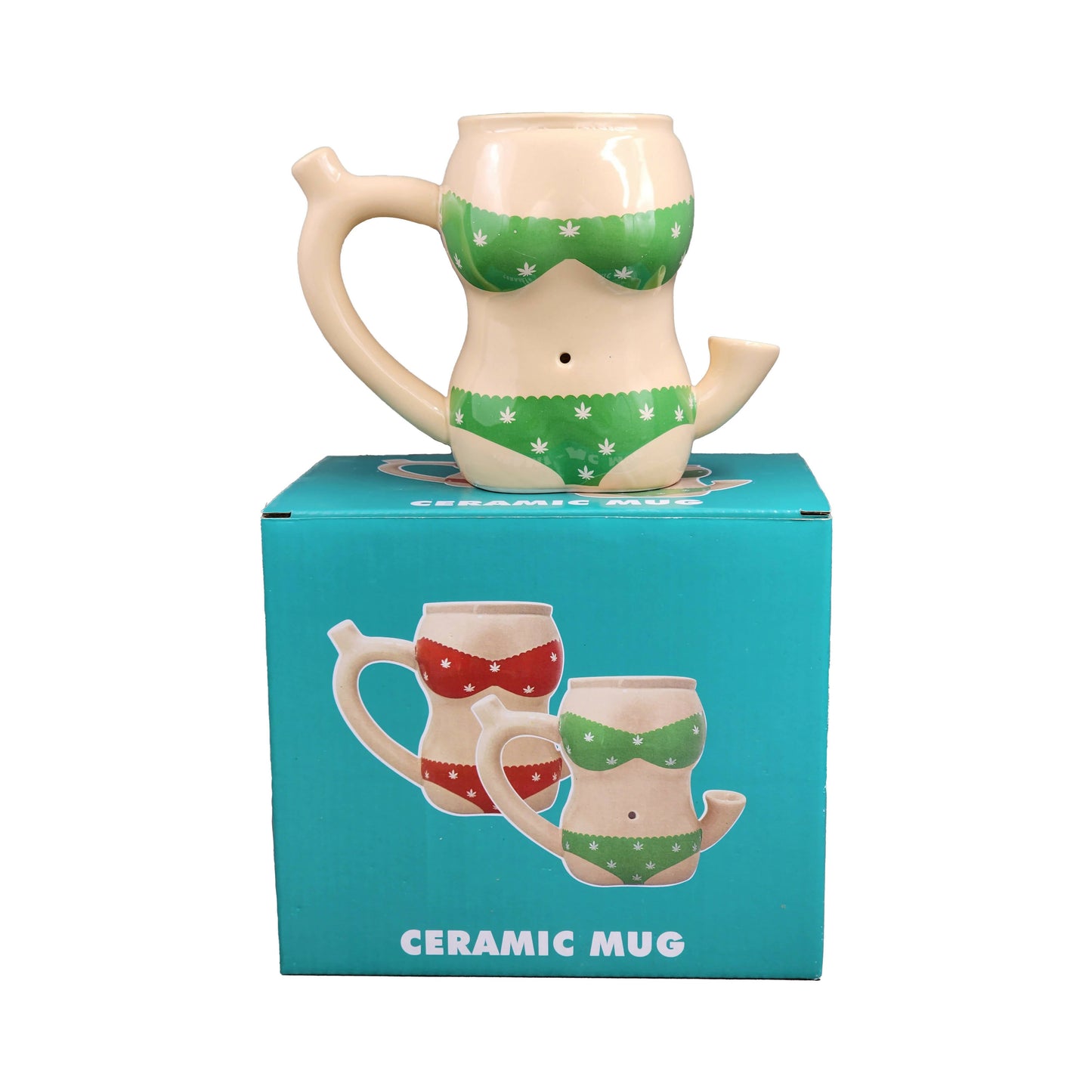 Roast & Toast Mug Pipe - Green Bikini
