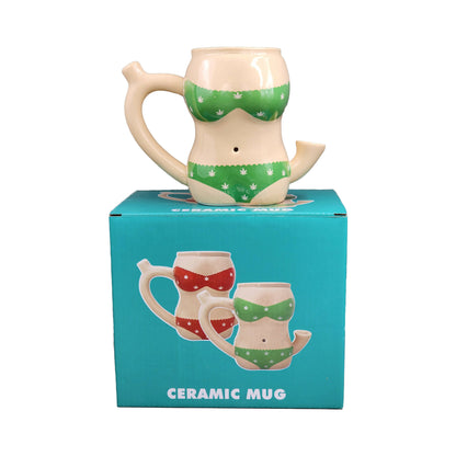 Roast & Toast Mug Pipe - Green Bikini