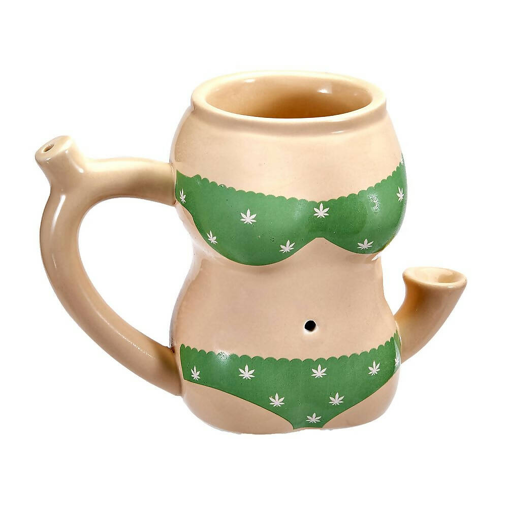Roast & Toast Mug Pipe - Green Bikini