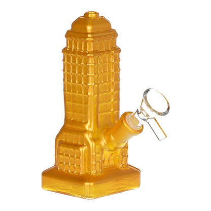 Empire State of Mind Glass Water Pipe - 6" / 14mm F / Colors Vary