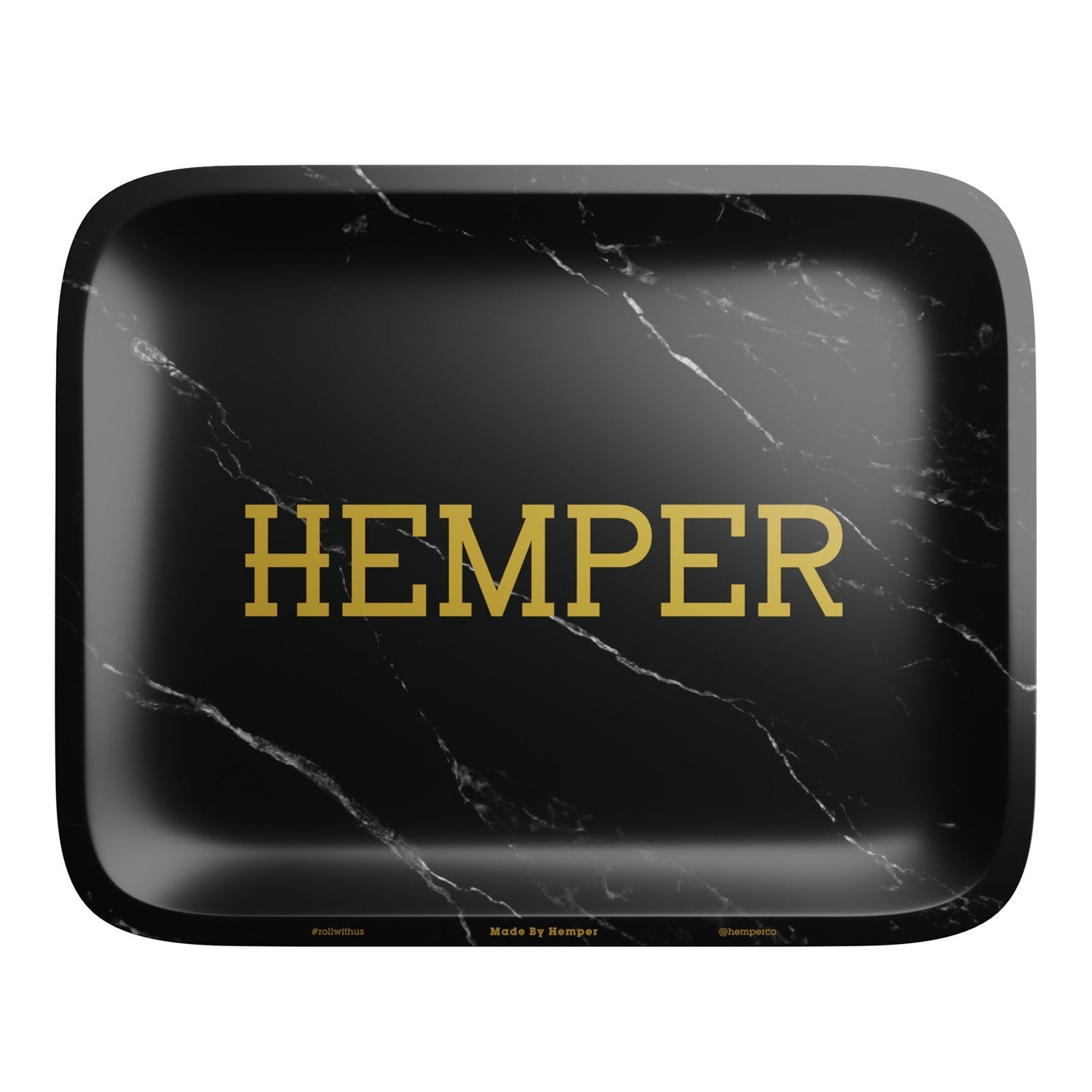 HEMPER - Luxe Black Marble Rolling Tray
