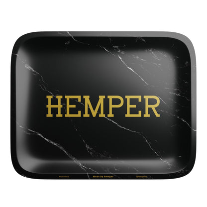 HEMPER - Luxe Black Marble Rolling Tray