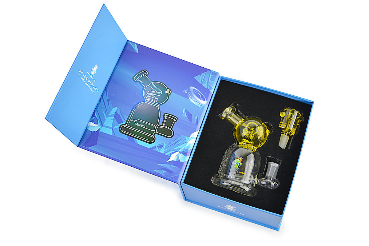 Space King Glass Space Glacier Freezable Bong