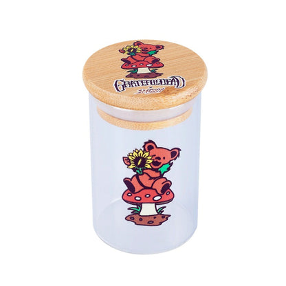 GRATEFUL DEAD GLASS STASH JAR