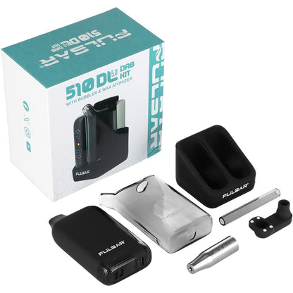 Pulsar DL 5.0 Bubbler D•a•b Kit with Wa.x A.tom.izer - 1000mAh / Black