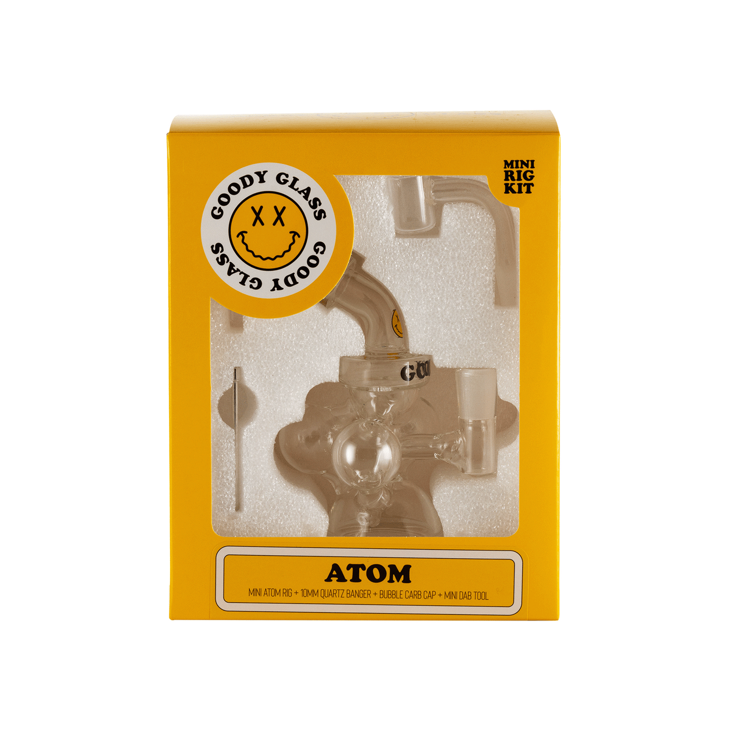 Goody Glass - Atom Mini Dab Rig 4-Piece Kit