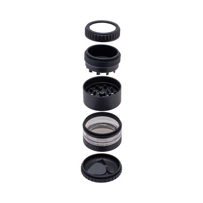 GRINDER WITH MAGNIFYING LID