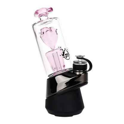 Pulsar Love Machine Puffco Peak/Pro Glass Bubbler Attachment - 4.75" - Pink Heart