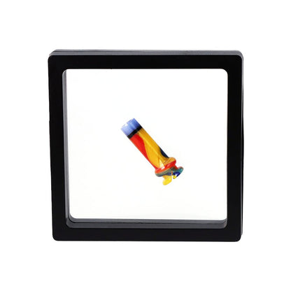 Pulsar Candy Stripe Glass Mouthpiece Attachment for Puffco Pivot w/ Display Stand - Colors Vary