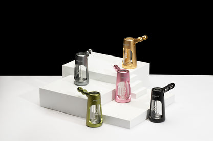 ONGROK Portable Glass Aluminum Bubbler Pipe