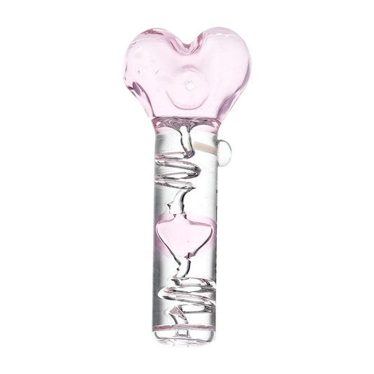 Pulsar Cool Down My Heart Glycerin Glass Hand Pipe - 5.5"
