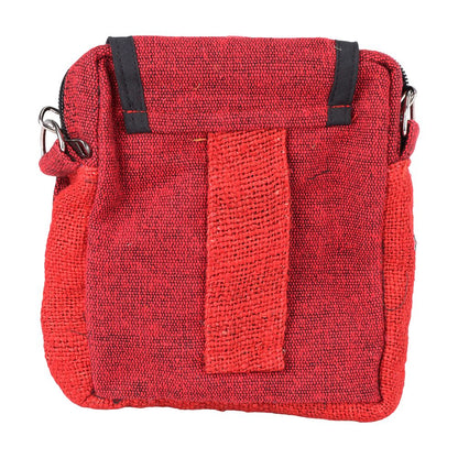 Himalayan Hemp Passport Bag - 8" x 6" / Colors Vary