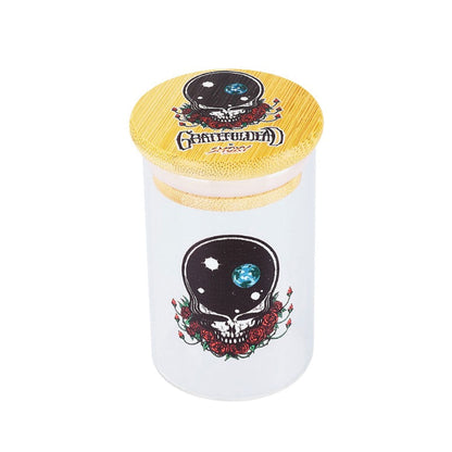 GRATEFUL DEAD GLASS STASH JAR