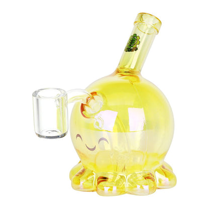 SeshGear Sweet Octopus Neon Glass Dab Rig - 3.75" / 10mm F / Colors Vary