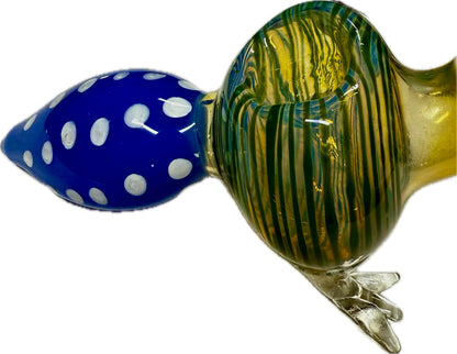 Ripkitty 5” Peacock Dry Herb Hand Pipe