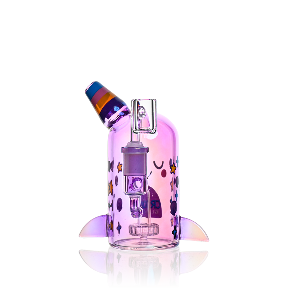 Cute Narwhal D@b R|g – Mini Showerhead Perc R°g | Croia Glass