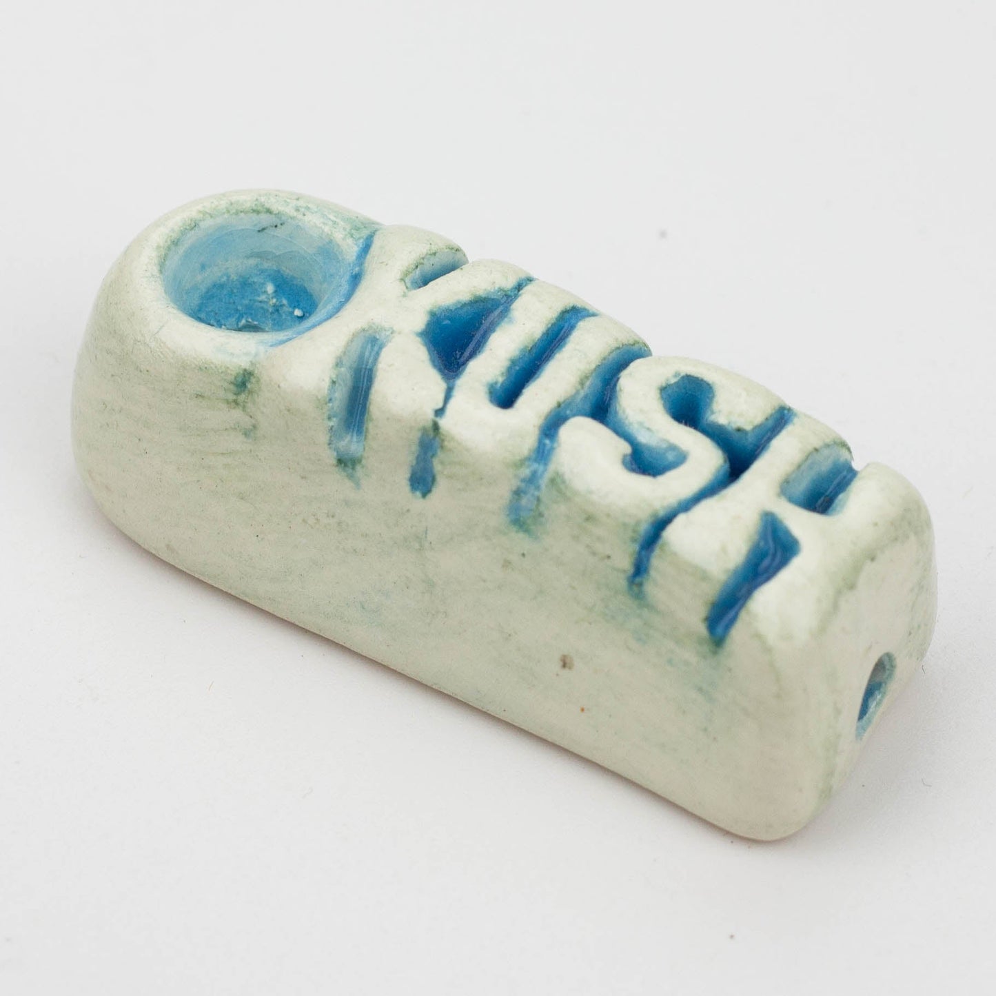 Handmade Ceramic Smoking Pipe [3D LETTERS]