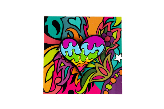 Ellie Paisley Heart Pin | Exclusive Pin | Collab Pin