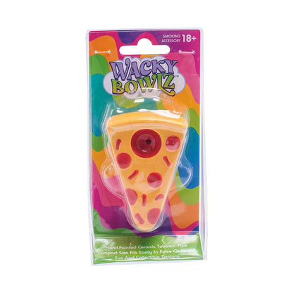 PIZZA SLICE CERAMIC PIPE - WACKY BOWLZ